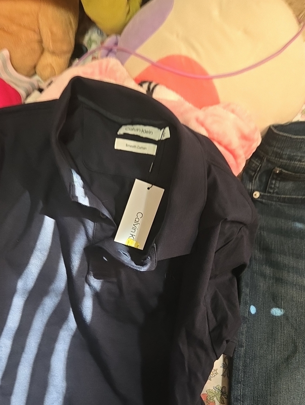 Calvin Klein Dark Navy Polo Shirt